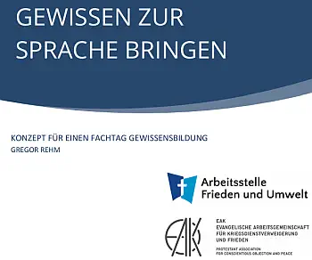 Gewissen zur Sprache bringen - Titelblatt