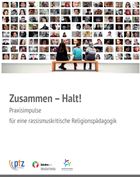 Titel der Broschüre „Zusammen – Halt!“