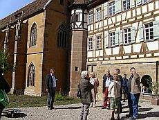 Im Garten des Ev. Seminars Maulbronn