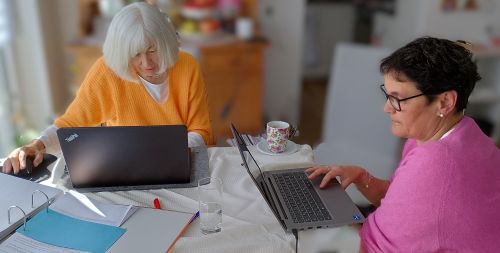 Elisabeth Bührer und Margot Simonis