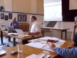 Dr. Hauser und Michael Beisel